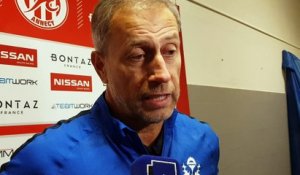 La réaction d'Alain Perrin après la laborieuse qualification de l'ASNL 1-0 à Annecy au 7e tour de la Coupe de France