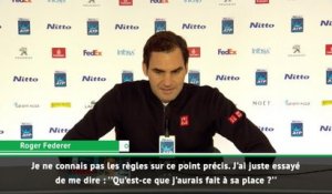 Masters - Federer : ''Audacieux de la part de Zverev d'arrêter l'échange''