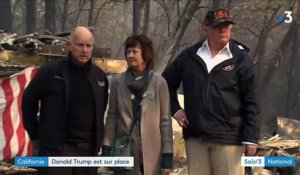 Californie : l'incendie continue, Donald Trump sur place