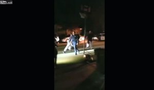 Match de basket en pleine rue avec la police !