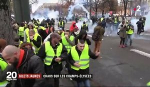 "Gilets jaunes" : chaos sur les Champs-Élysées