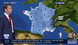 Météo: de la pluie et de la grisaille sur la moitié nord du pays