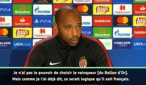 Ballon d'Or - Henry : "Ce serait logique qu'il soit français"