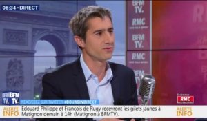 Pour Ruffin, Mélenchon a "le droit d'aller" sur les Champs-Élysées avec les gilets jaunes samedi