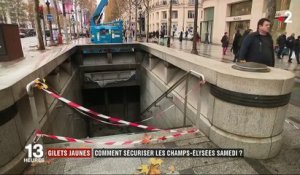 "Gilets jaunes" : comment sécuriser les Champs-Élysées samedi 1er décembre ?