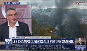 "Le filtrage au niveau des Champs-Élysées, c'est possible" estime ce syndicaliste de la police
