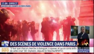 Violences à Paris: pour Laurent Wauquiez, le gouvernement "a poussé à cette colère"