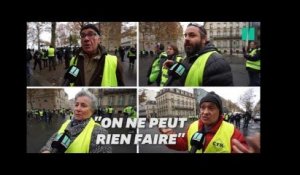 Les gilets jaunes déçus de ne pas avoir pu manifester sur les Champs-Élysées