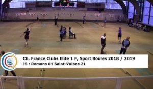 Troisième tour, tir progressif, France Club Elite 1 F, J5,  Romans contre Saint-Vulbas, saison 2018/2019