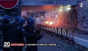 "Gilets jaunes" : la violence au cœur de l'Ardèche