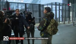 Violences à Paris : les premières comparutions