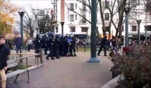 ANNECY: affrontements entre la police et les lycéens devant la gare