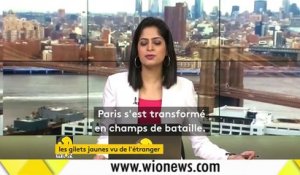 "Gilets jaunes" : les affrontements à Paris vus par les télévisions internationales