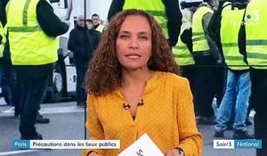 Paris : précautions dans les lieux publics