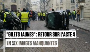 Six images marquantes de l'acte 4 des "gilets jaunes" à Paris