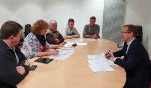 Lunéville : des agriculteurs rencontrent le député Thibault Bazin