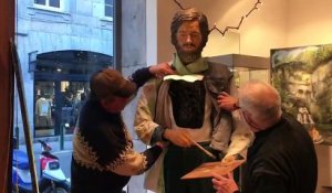Besançon : Pierre Duc artiste automate de Gustave Courbet est à la galerie éphémère rue Morrand