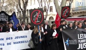 Marseille : les avocats dans la rue contre la réforme de la justice