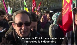 Marche pour dénoncer les arrestations à Mantes-la-Jolie