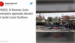 À Rennes, trois pompiers agressés devant le lycée Louis Guilloux