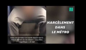 Une jeune femme filme son harceleur dans le métro parisien