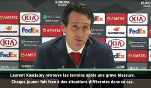 Arsenal - Emery : "Koscielny doit maintenant gagner en confiance"
