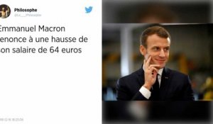 Emmanuel Macron et ses ministres renoncent à l’augmentation de leur salaire prévue au 1er janvier