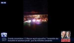 Dans le Var, la gare de péage de Bandol incendiée par des casseurs