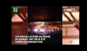 Gilets jaunes: le péage de Bandol incendié