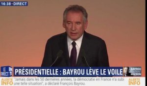Bayrou : "J'ai décidé de faire à Emmanuel Macron une offre d’alliance"