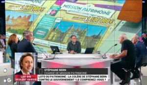 Les GG veulent savoir : Stéphane Bern en colère contre le gouvernement suite à la taxation du loto du patrimoine - 19/12