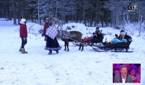 Baba en Laponie : la course de rennes des chroniqueurs