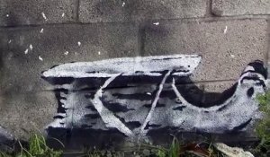 Un nouveau graffiti de Banksy découvert à Port Talbot