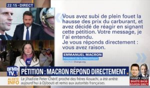 Pétition: Emmanuel Macron répond directement (2/5)