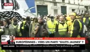 Les gilets jaunes dans Paris le samedi 22 décembre dans Paris