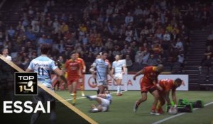 TOP 14 - Essai Sione PIUKALA (USAP) - Racing 92 - Perpignan - J12 - Saison 2018/2019