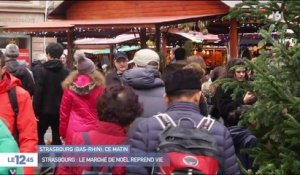 Strasbourg : le marché de Noël reprend vie