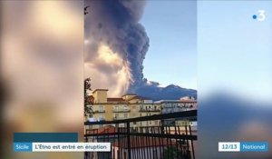 Sicile : l'Etna en entré en éruption