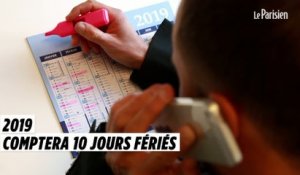 2019 comptera 10 jours fériés