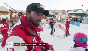 Dans les Alpes, les stations de ski font le plein