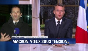 Benoît Hamon prendra les vœux d’Emmanuel Macron "avec beaucoup de prudence"