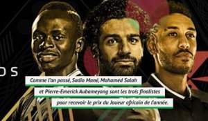 Joueur africain 2018 - Aubameyang, Mané et Salah finalistes