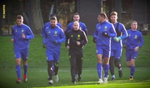 Extraits de l'entraînement, à la veille de FC Nantes - Châteauroux