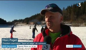 Jura : les patineurs à l'assaut du lac de Lamoura