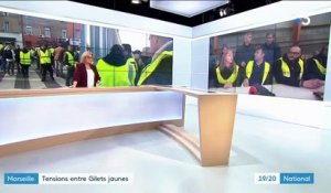 Marseille : des tensions entre "gilets jaunes"