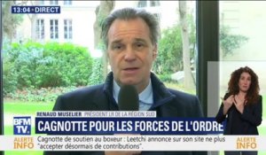 Le président de la région Sud Renaud Muselier a lancé une cagnotte "pour les blessés des forces de l'ordre"