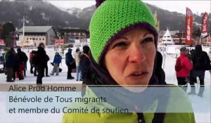 Montgenèvre : Manifestation de soutien à deux maraudeurs