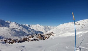 Belle ambiance ski ce jeudi à Val Thorens en Savoie