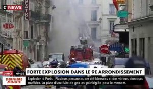 Très forte explosion accidentelle ce matin, rue de Trévise dans le 9e arrondissement de Paris - Au moins 20 blessés dont deux en urgence absolue - Les secours sont sur place - Photos et vidéo