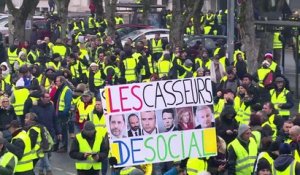 "Gilets jaunes": mobilisation nationale à Bourges